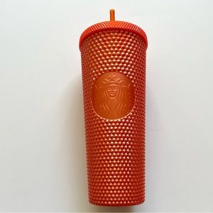 Starbucks Orange Studded Tumbler